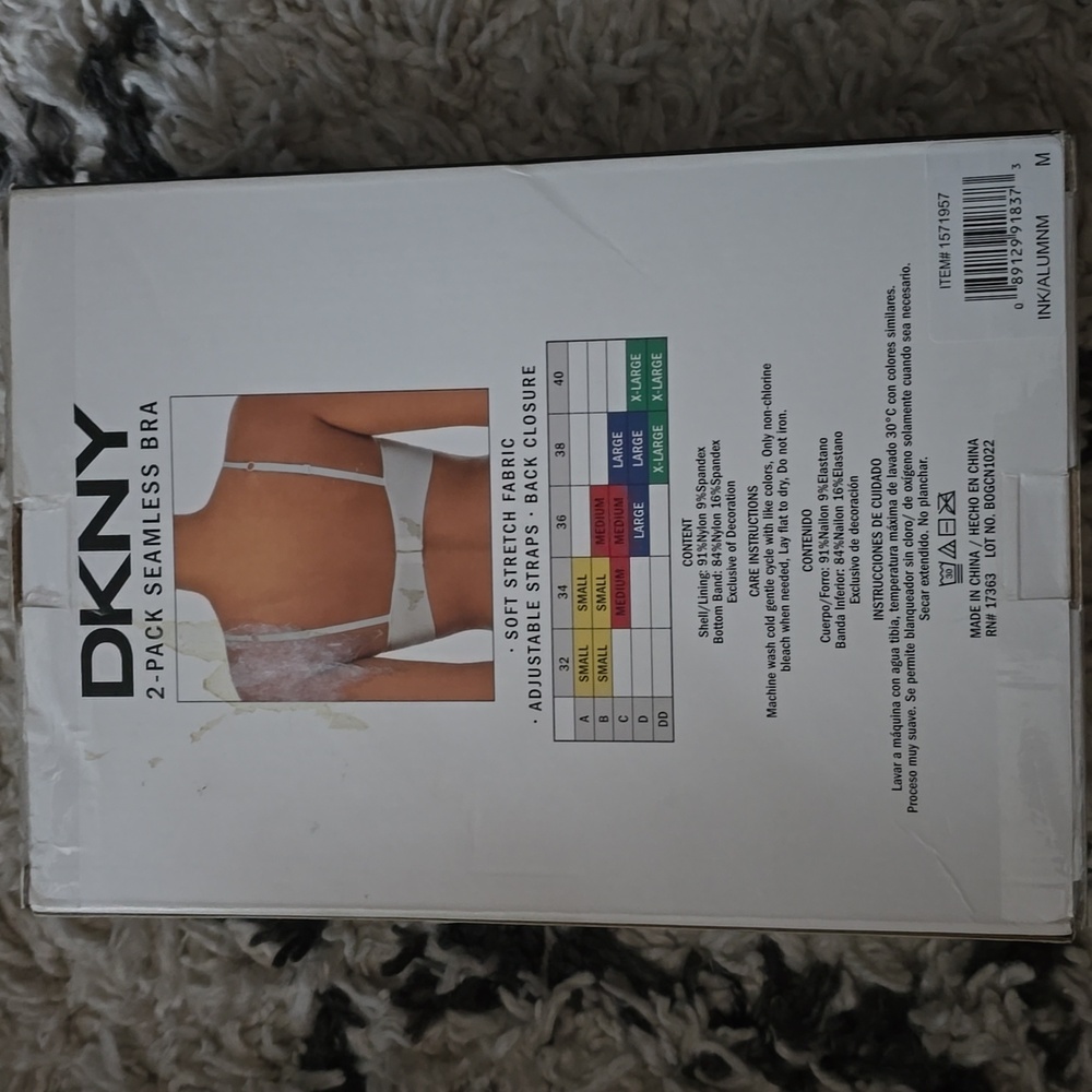 2Pack DKNY Ladies Seamless Bra - Picture 12 of 12
